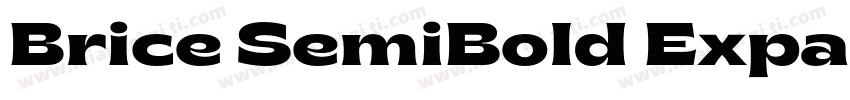 Brice SemiBold Expan字体转换